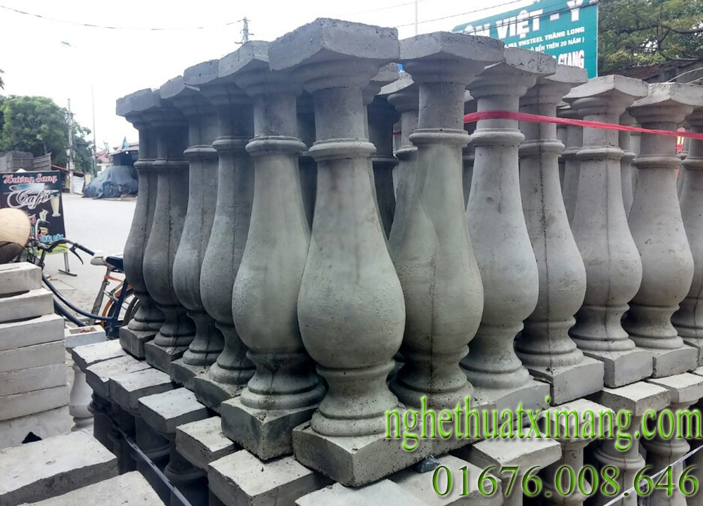 con tiện lan can cao 48 cm