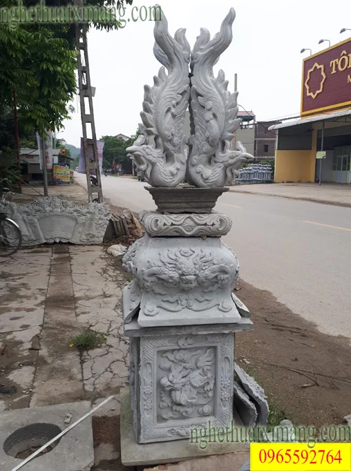 Cột đồng trụ cho đình chùa