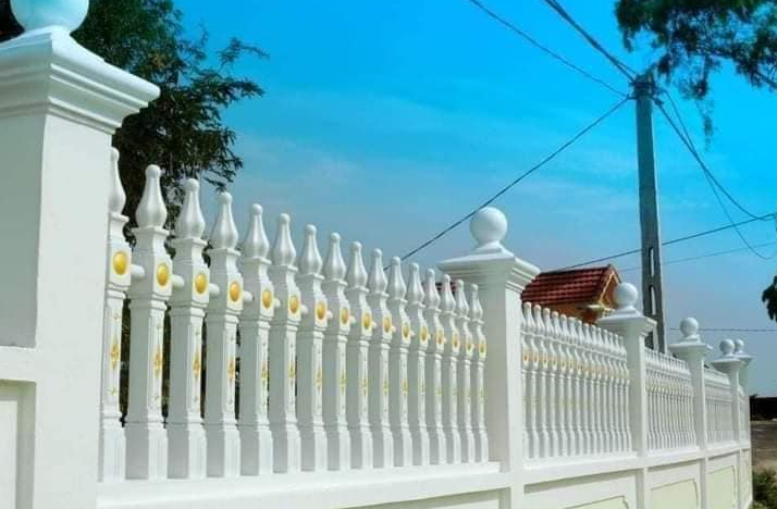 Những mẫu hàng rào bê tông đẹp