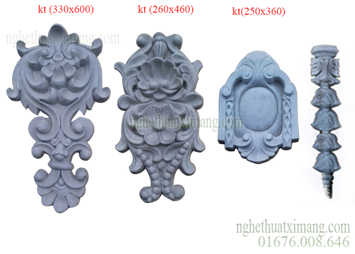 Hoa văn tân cổ điển trang trí cột