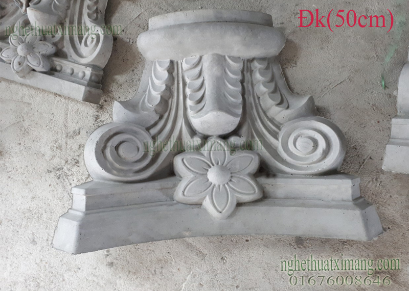 Đấu cột tròn 50cm