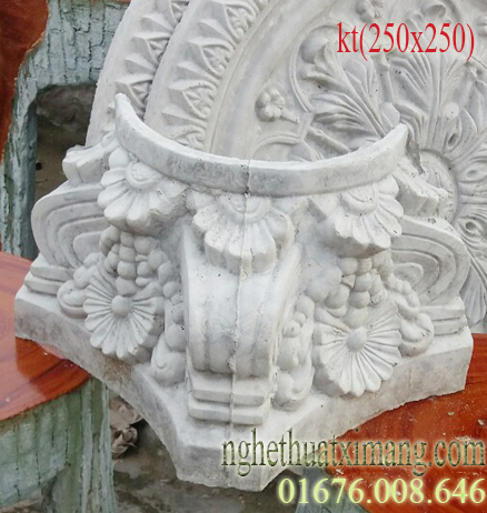 Đầu cột xi măng đẹp nhất