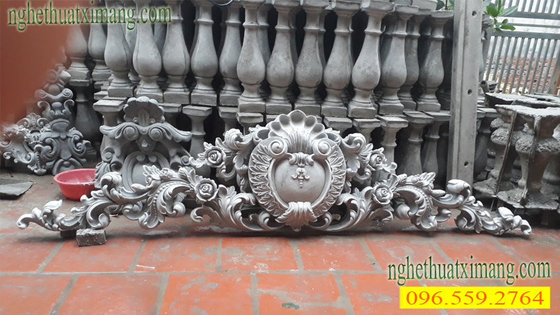 Hoa văn trang trí mặt tiền 220x55cm