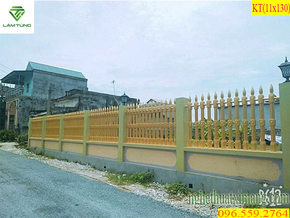 Hàng rào bê tông đúc sẵn cho công trình