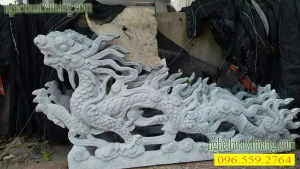Rồng Chầu Mặt Nguyệt Trên Mái Đình Chùa | LH Mua 0965592764