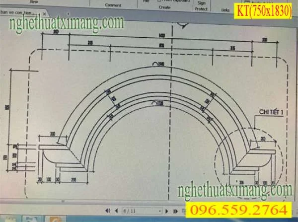 Thiết-kế-phào-vòm-cửa-đúc-sẵn