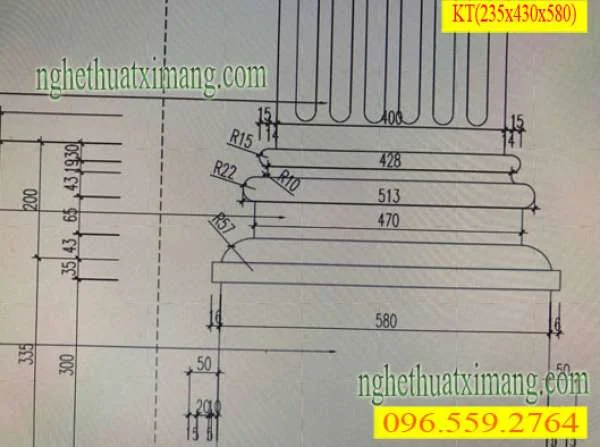 Bản-vẽ-thiết-kế-chi-tiết-phào-chân-cột-GRC