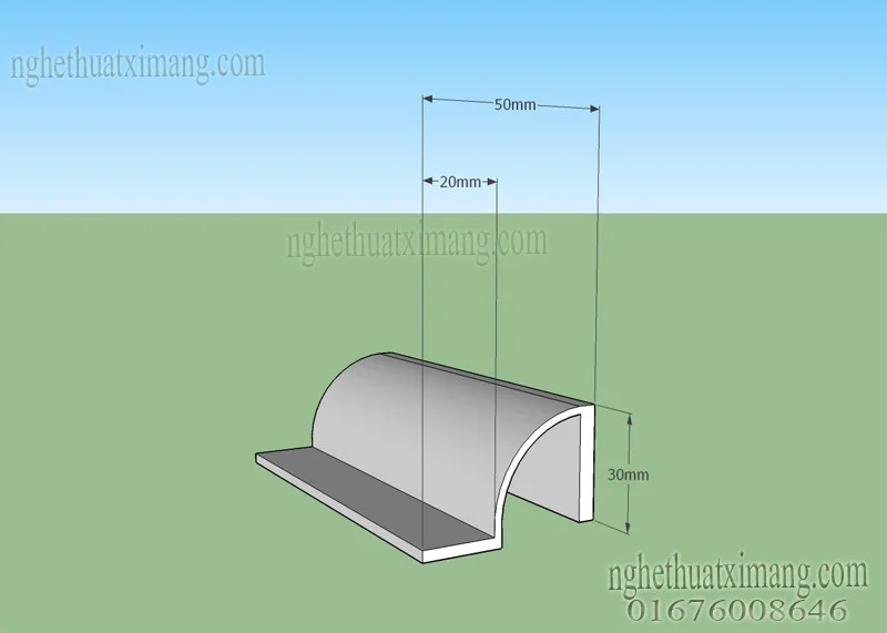 Mẫu phào chỉ ngoại thất đẹp nhất