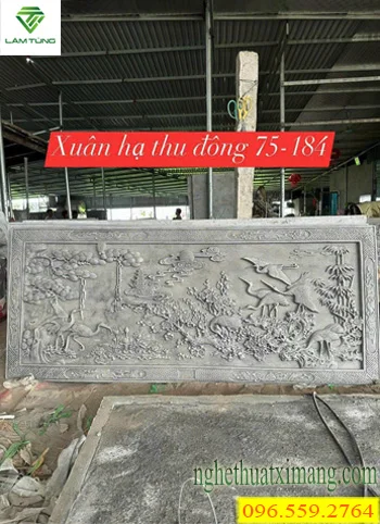 tranh-xi-mang-duc-san-xuan-ha-thu-dong