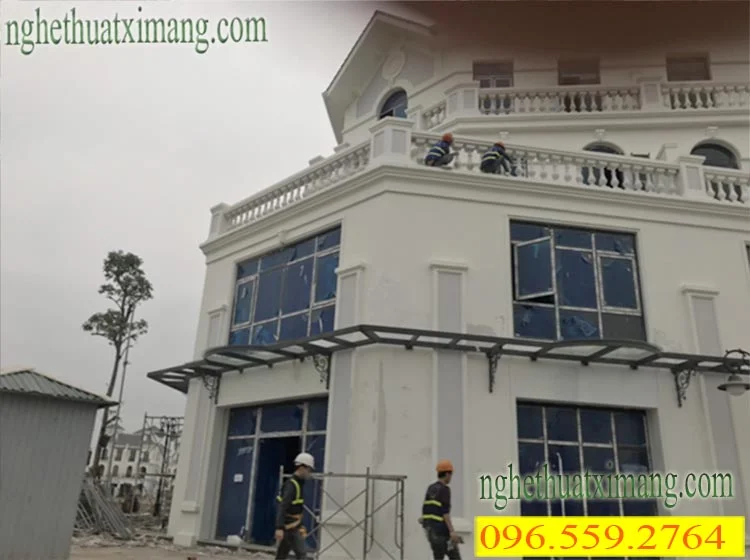 Con tiện bê tông trang trí cho biệt thự liền kề Vinhomes Ocean Park