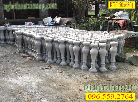 Mẫu con tiện bê tông phổ biến dùng cho biệt thự Tân Cổ Điển