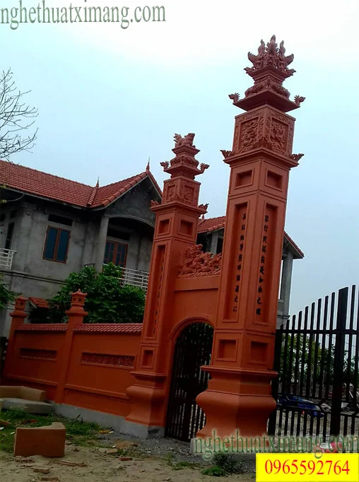 Cột đồng trụ nhà chùa